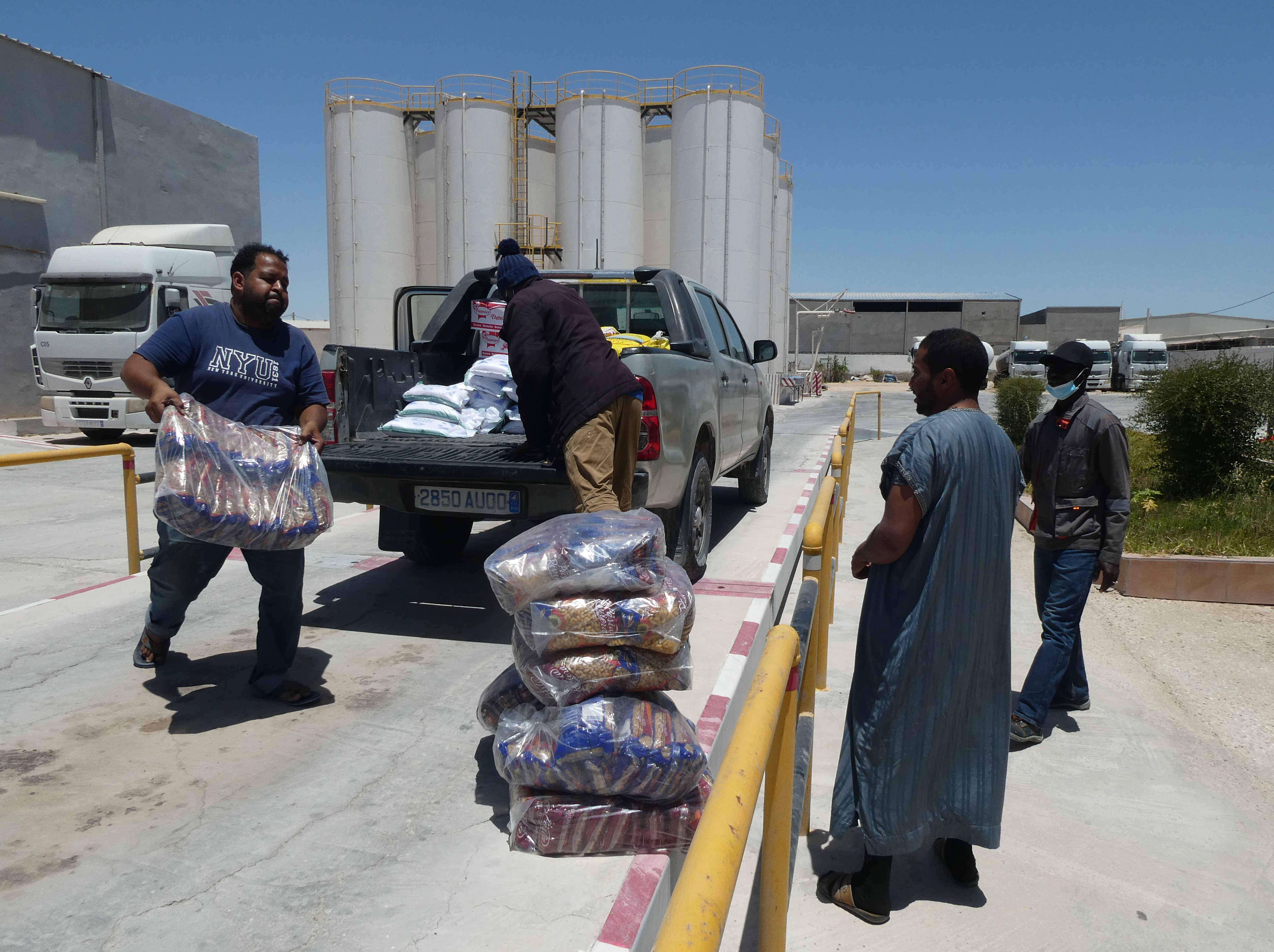 MauritaVie - Distribution of solidarity baskets