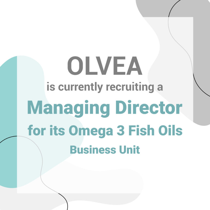 OLVEA is currently recruiting a Managing Director - BU Fish OLVEA is currently recruiting a Managing Director - BU Fish